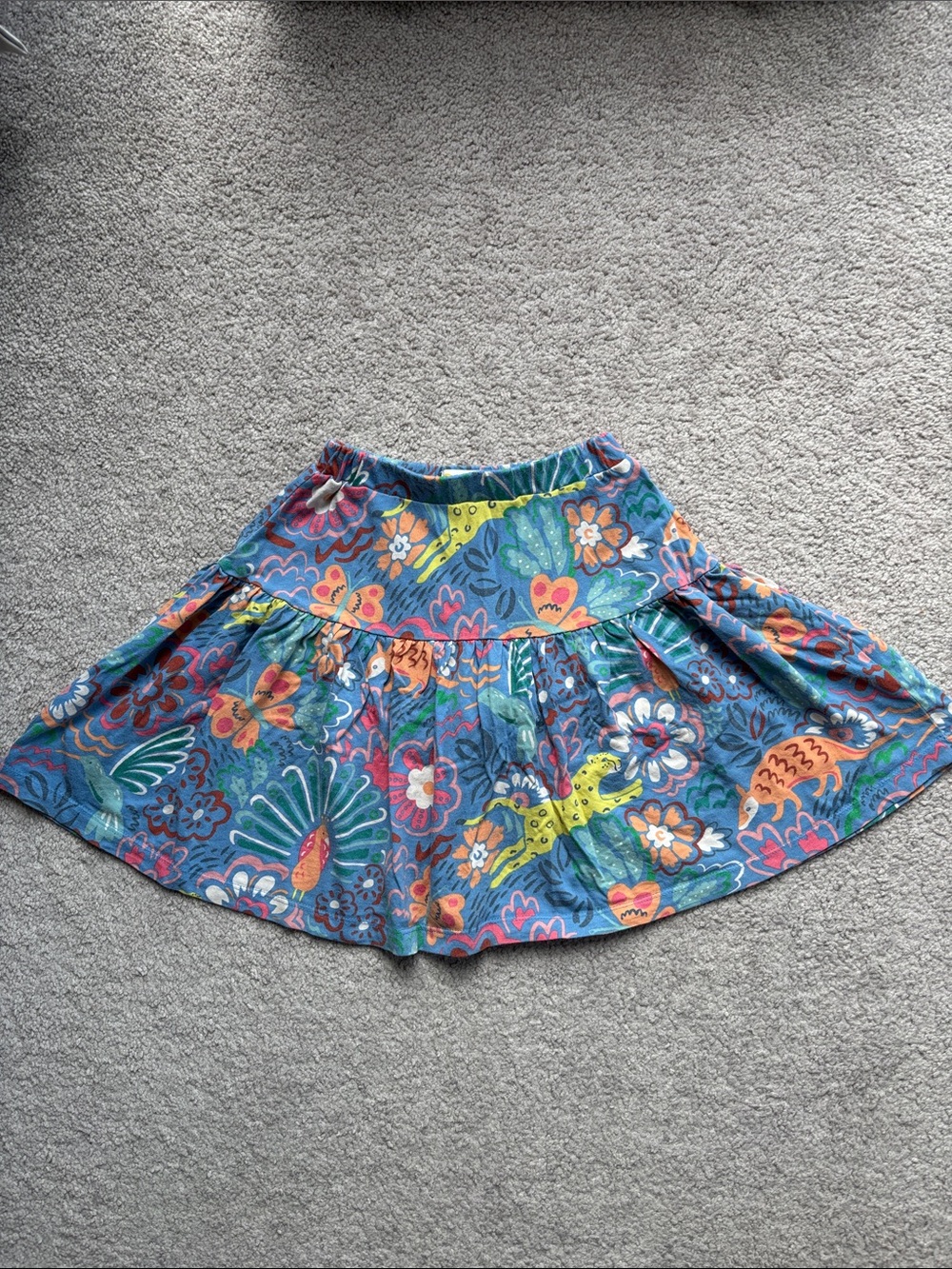 Mini Boden floral and animal print skort!